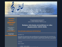 Tablet Screenshot of muzykoterapia.info