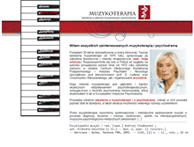 Tablet Screenshot of muzykoterapia.org.pl